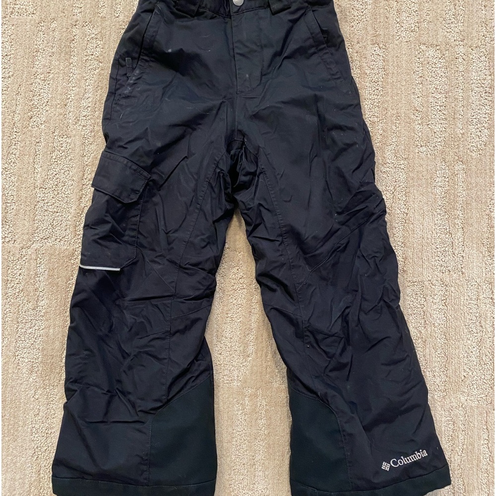 Columbia Boys Size XS (6/7) Black Snowpants